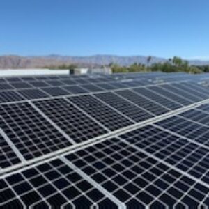 Commercial solar install in Borrego Springs- 126X 355 Watt Solar panels.